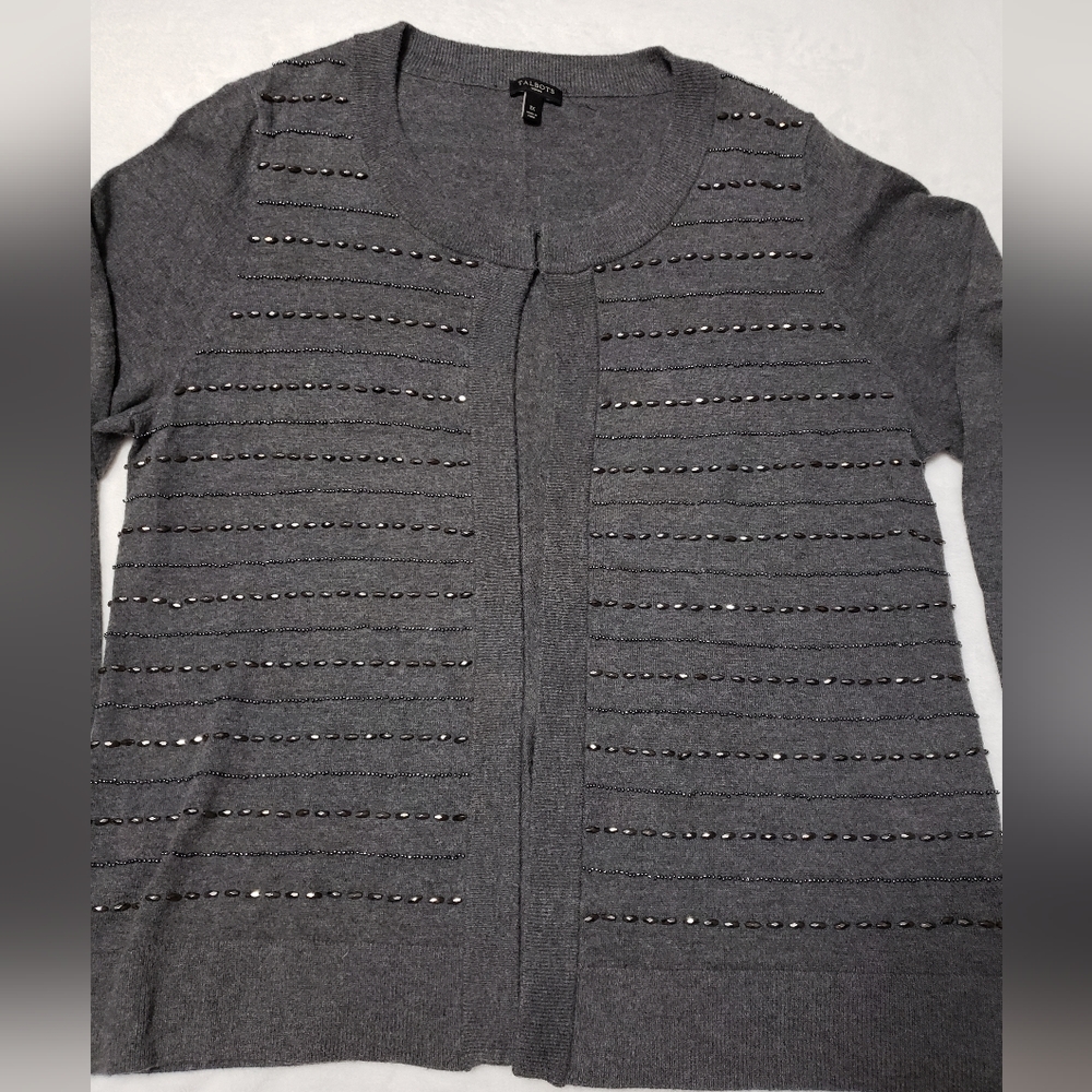 Talbots beaded sweater